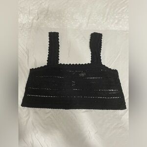 AERIE Crochet‎ Crop Tank